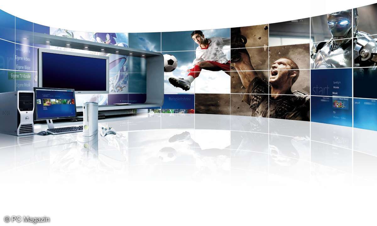 media center, programme, hdtv