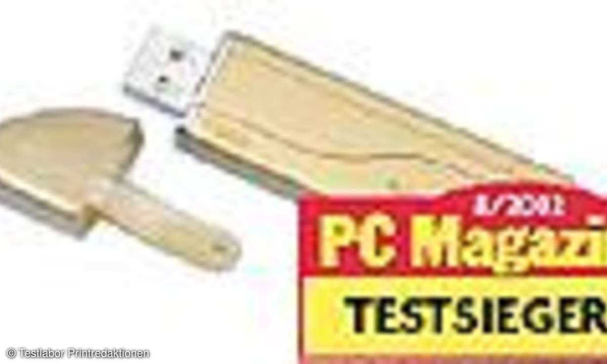 USB-Flash-Drives: 2 GByte = 20 Gramm
