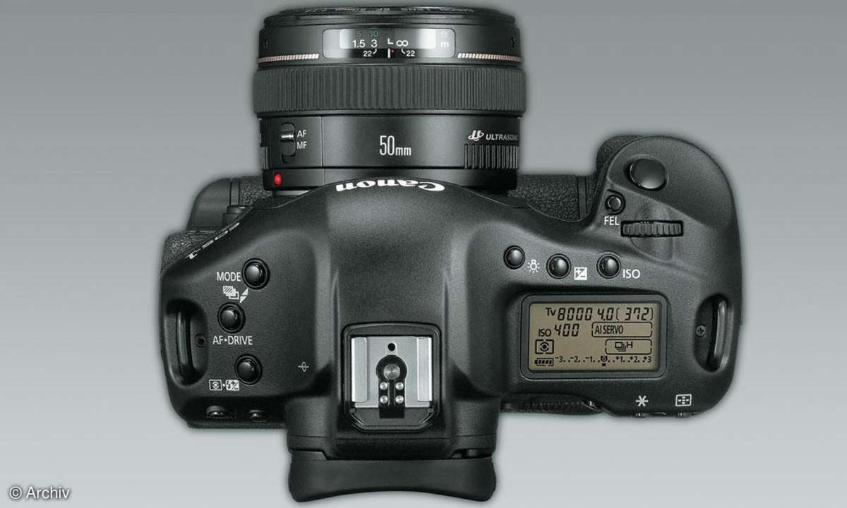 Canon EOS 1Ds Mark III Aufsicht