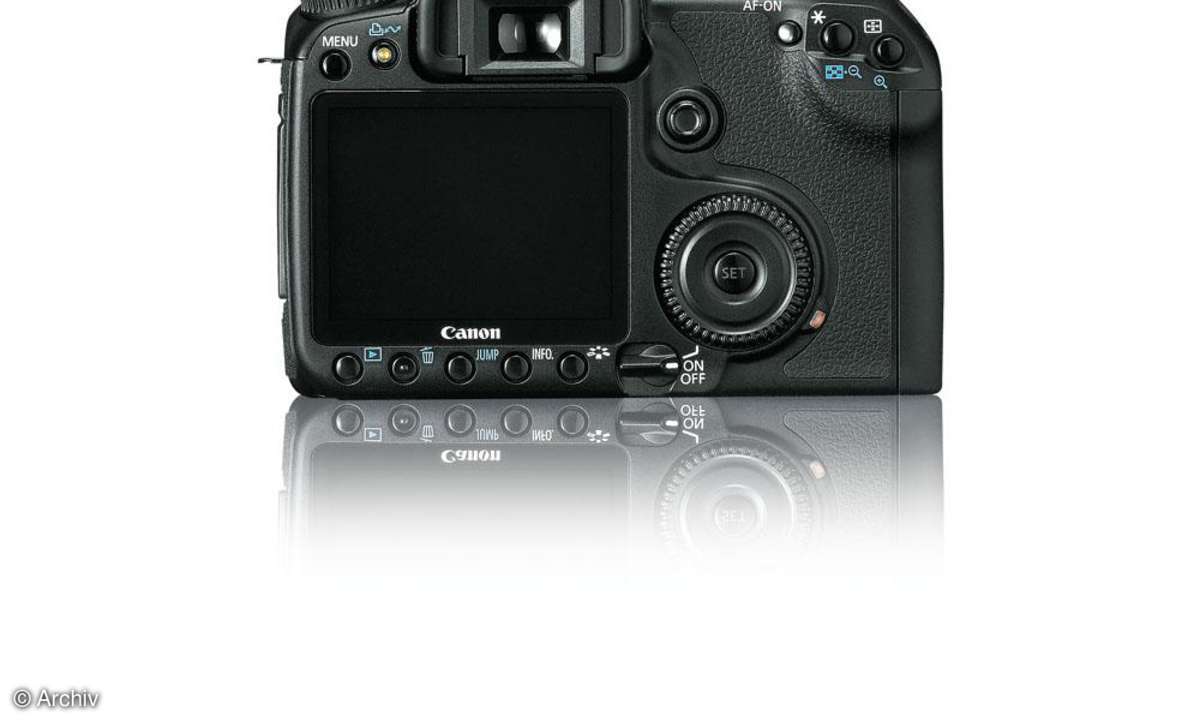 Canon EOS 40D Rückansicht