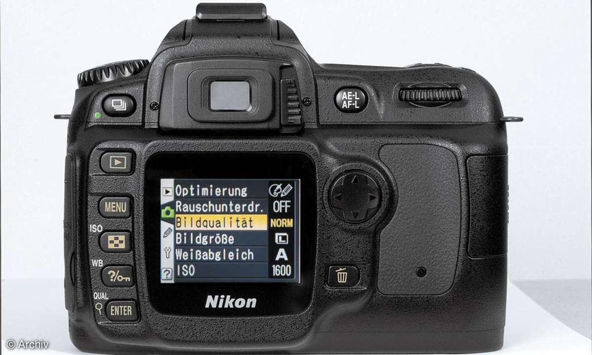 Nikon D50 Rückseite/Display