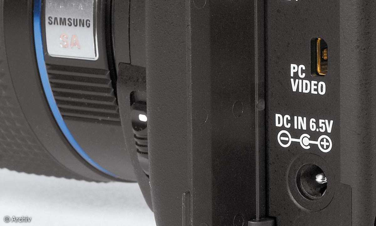 Samsung GX-1L Bedienelemente/Anschlüsse