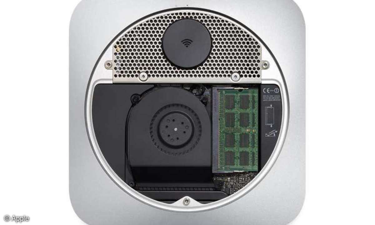 Mac Mini Server von unten