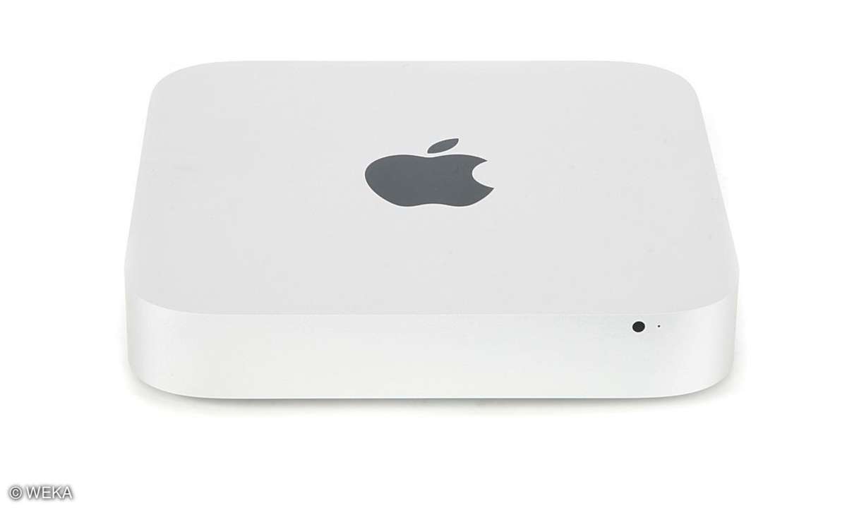 Der Mac Mini Server von vorne