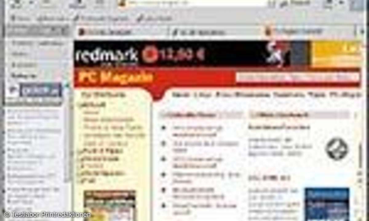 Webbrowser: Surf-Untier