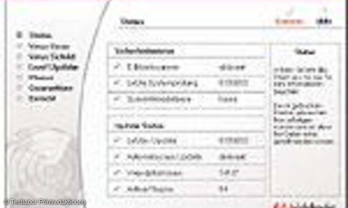 Virenscanner: Solide Leistung