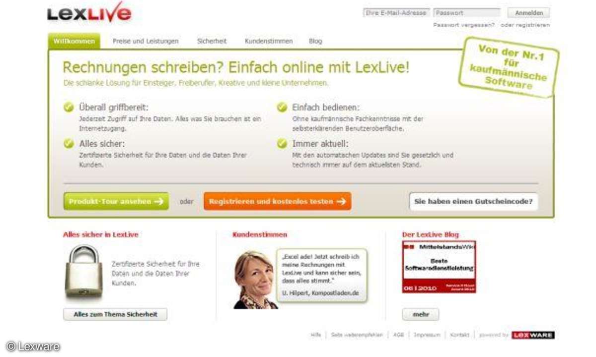 lexlive.de Startseite