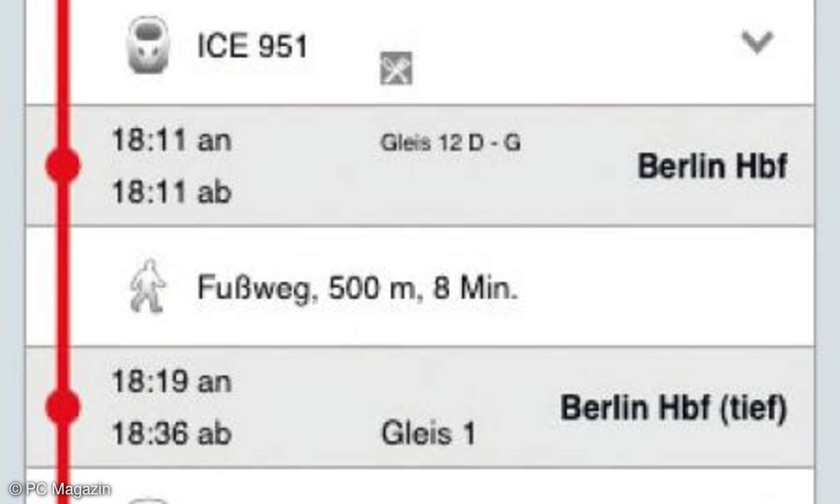 DB Navigator und Co., software