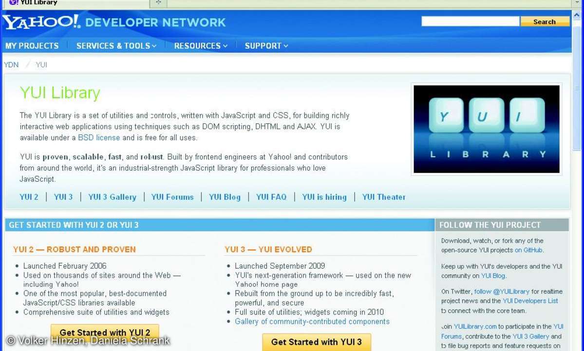 internet, webdesign, javascript, framework, yui library, css