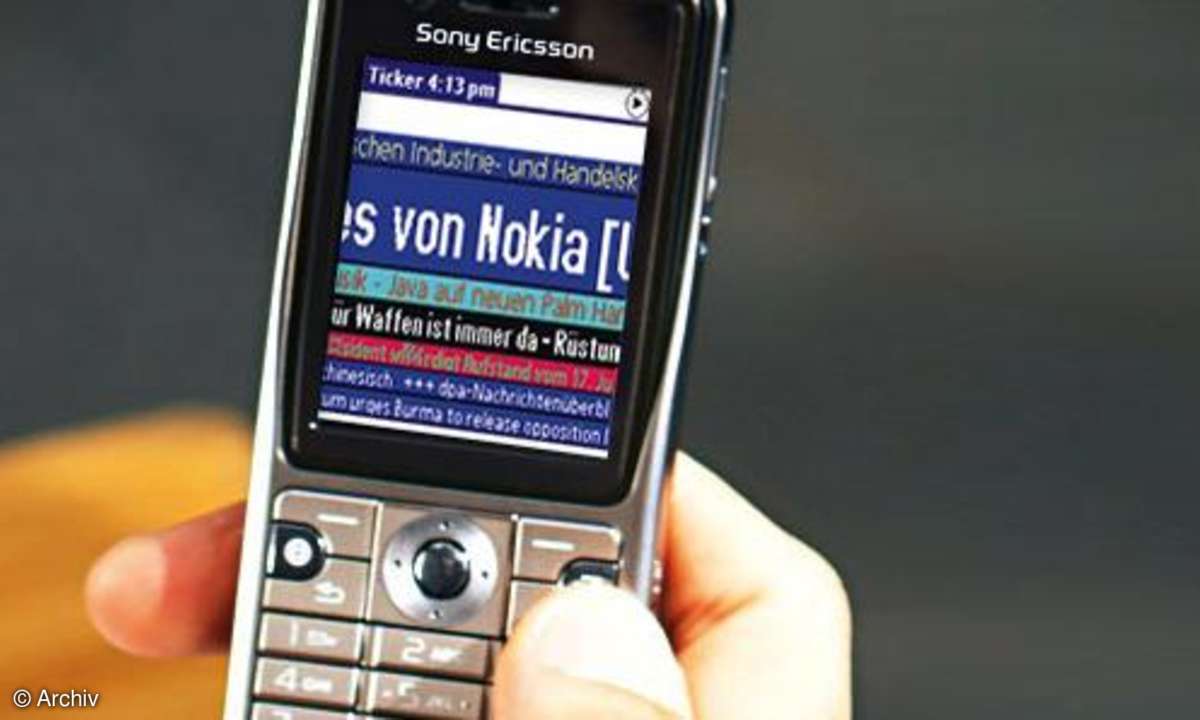 RSS auf dem Handy