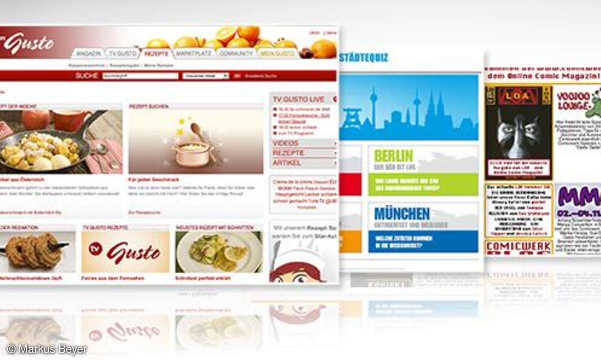 Surftipps: Regioquest.com - Bongusto.de - Comicwerk.de