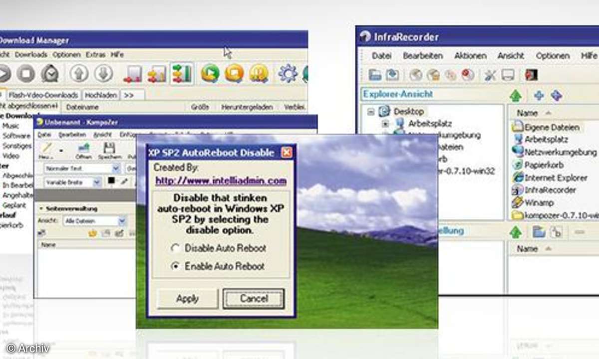 Mit Freeware einfach brennen, designen und saugen