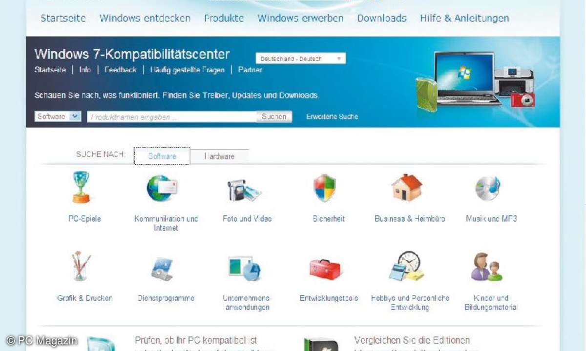 win 7, kompatibilitätscenter