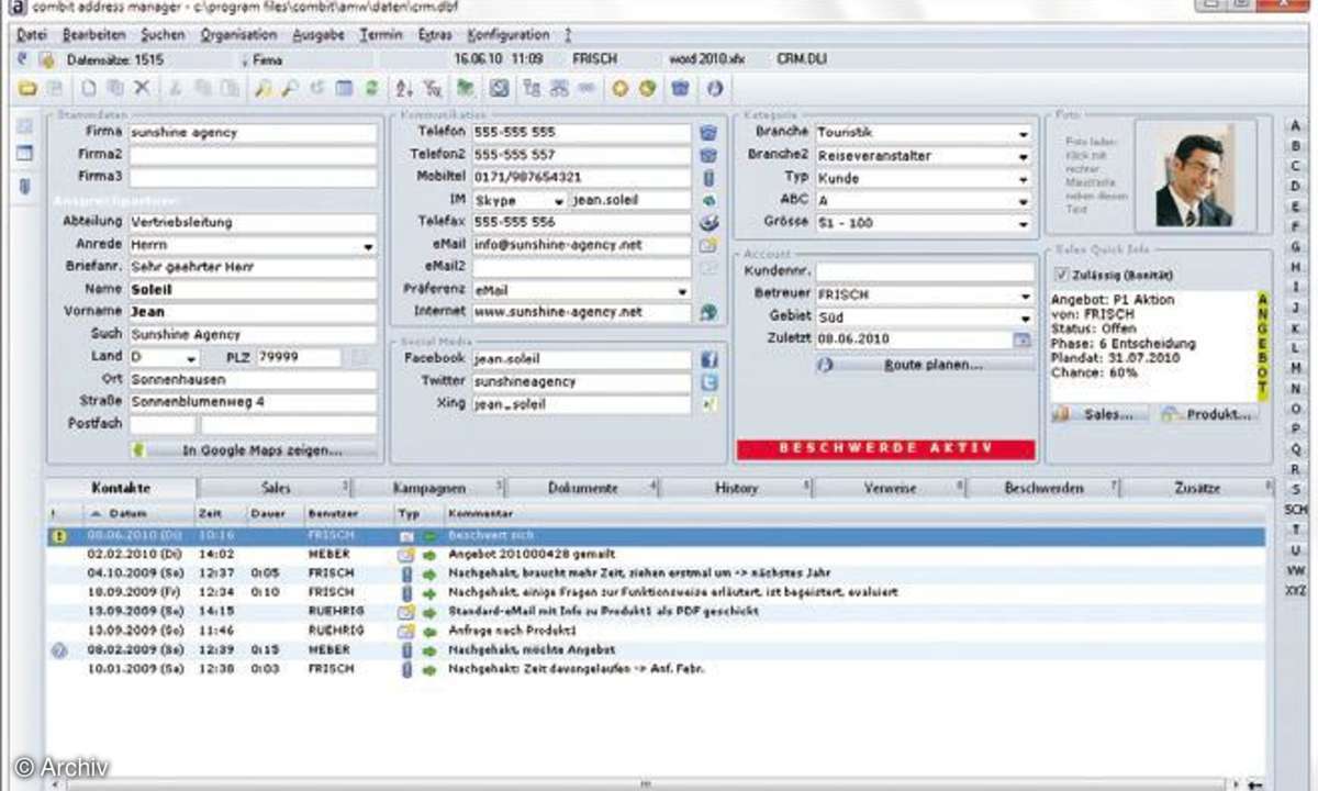 combit address manager 15