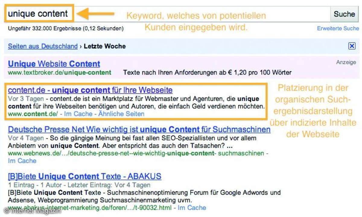 internet, webdesign, seo, suchmaschinenoptimierung, Unique Content