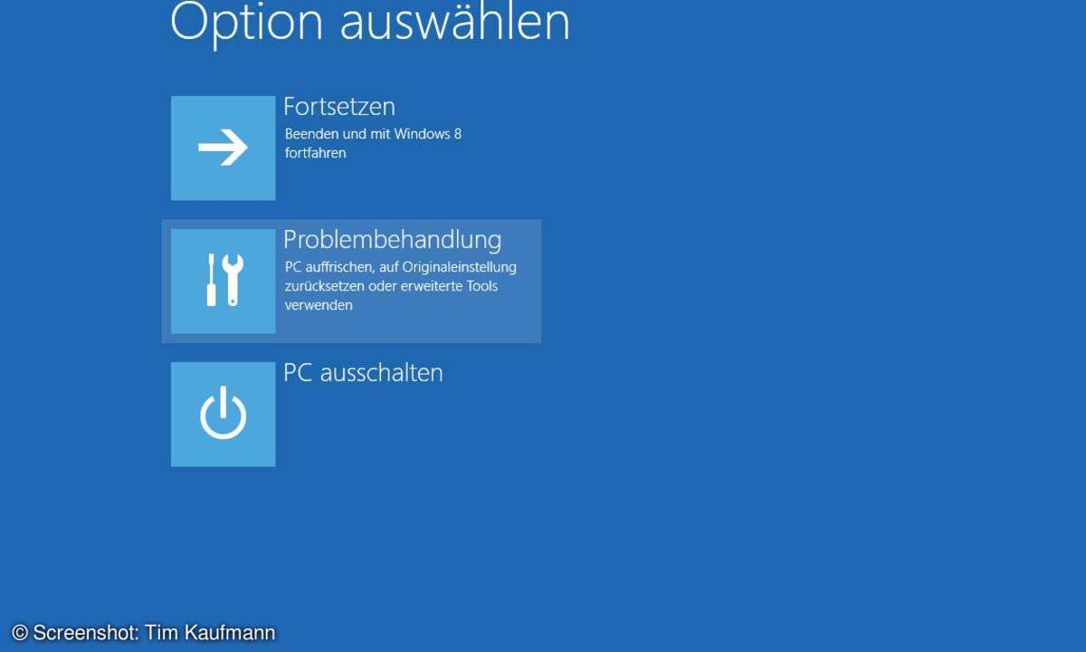 windows 8, abgesicherter modus