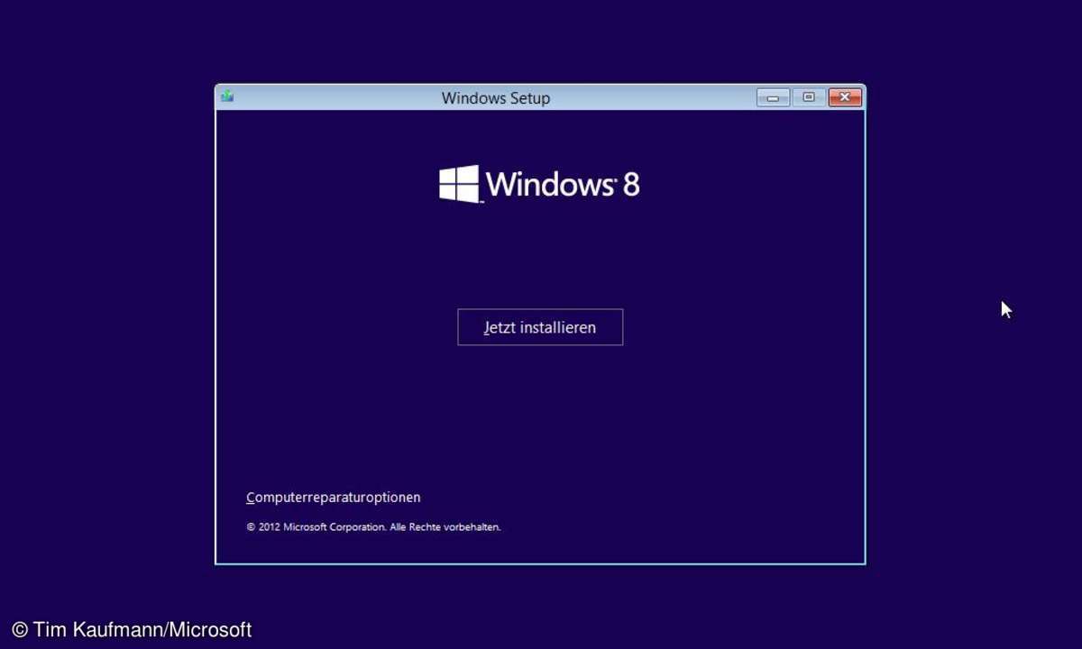 windows 8, abgesicherter Modus