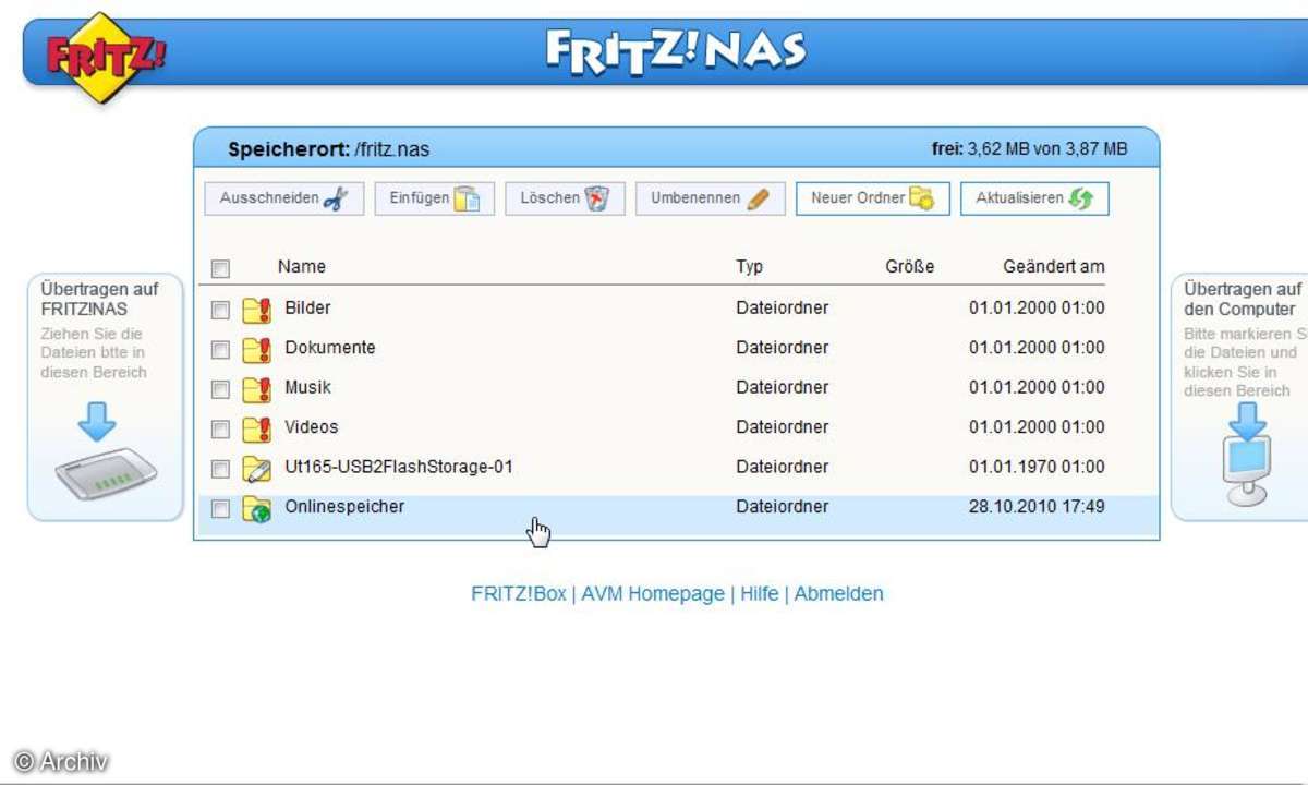 AVM Fritz!Box 7270 - Fritz!NAS
