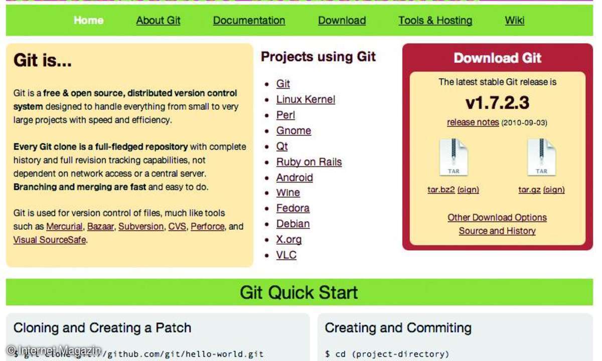 Internet, webdesign, git, open-source, versionsverwaltung