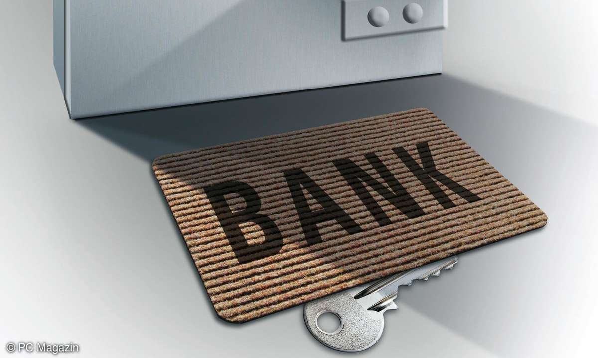 Bank von Stick, CD oder Virtueller Maschine