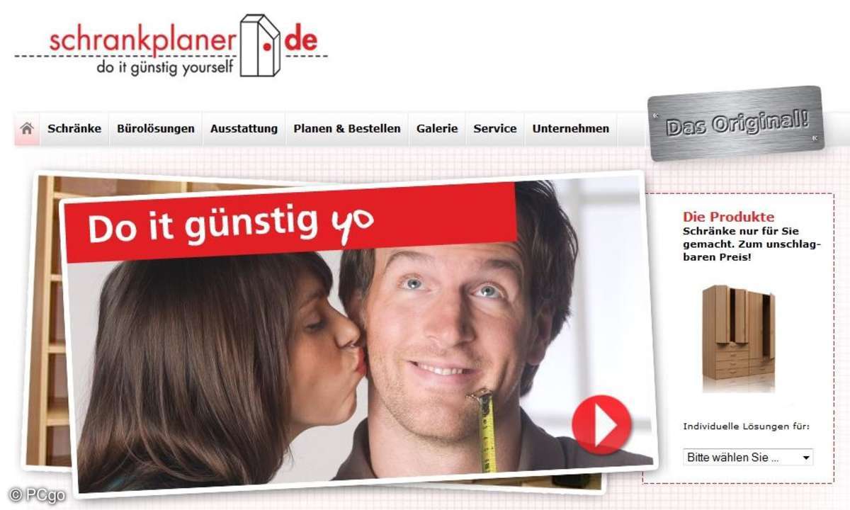 Nach eigenem Gusto - www.schrankplaner.de