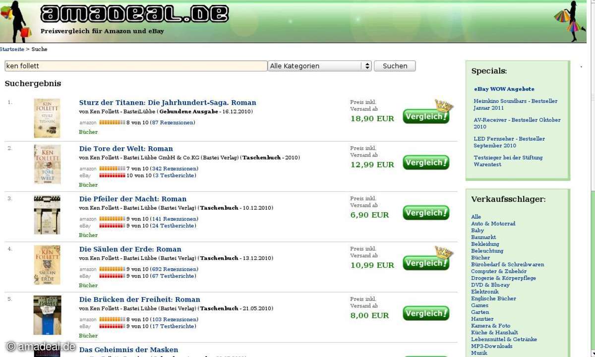amadeal.de preisvergleich amazon ebay online-marktplätze