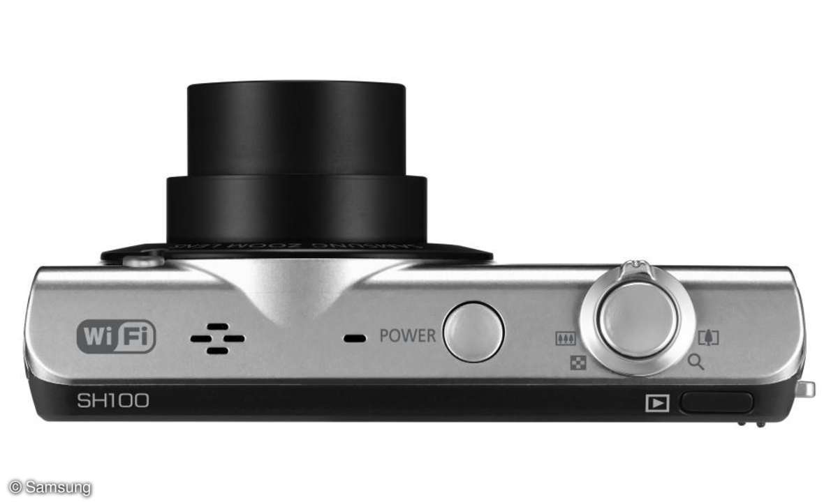 Samsung SH100 - Oberseite