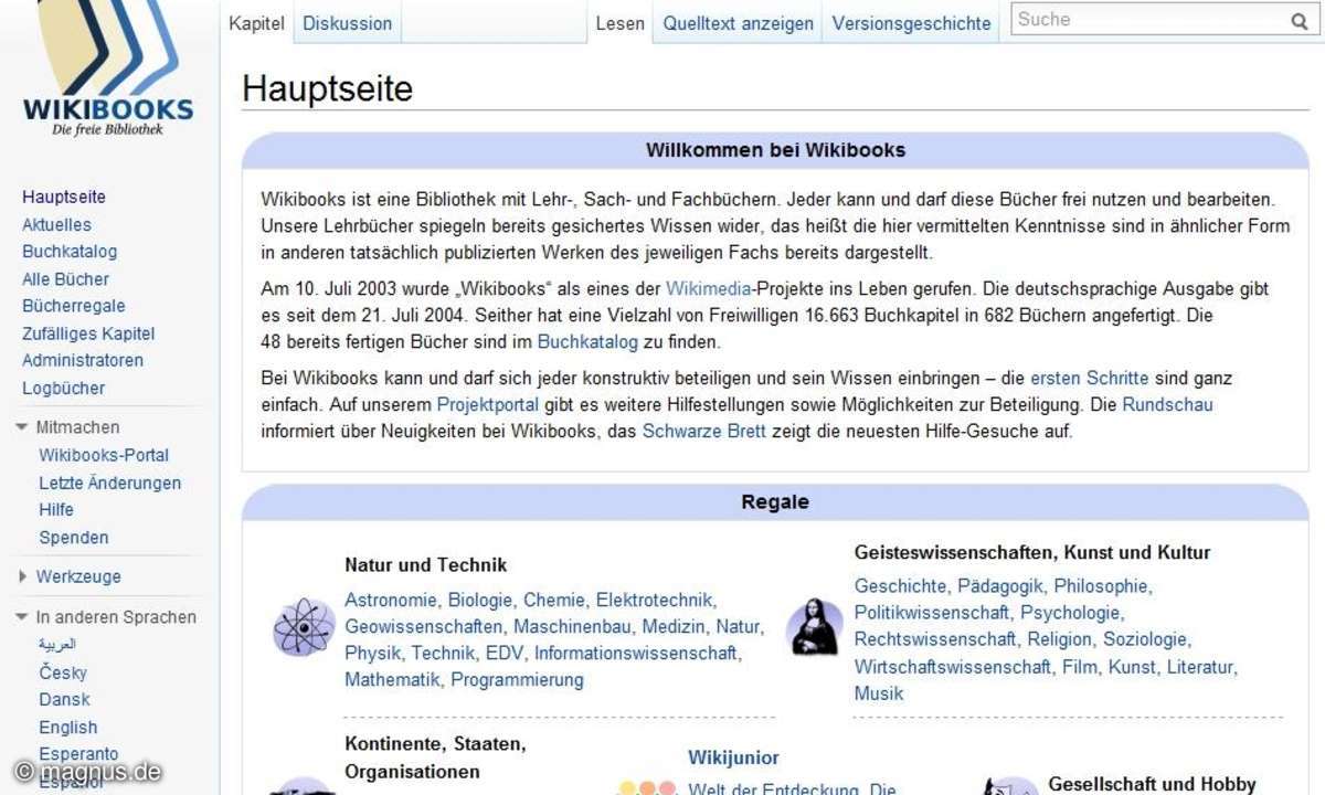 Texte: Wikibooks