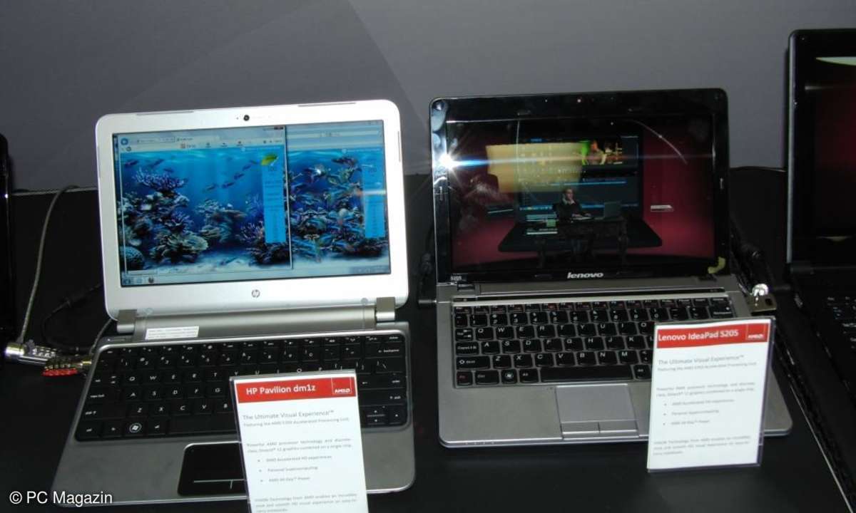 HP und Lenovo mit E-350-Geräten
