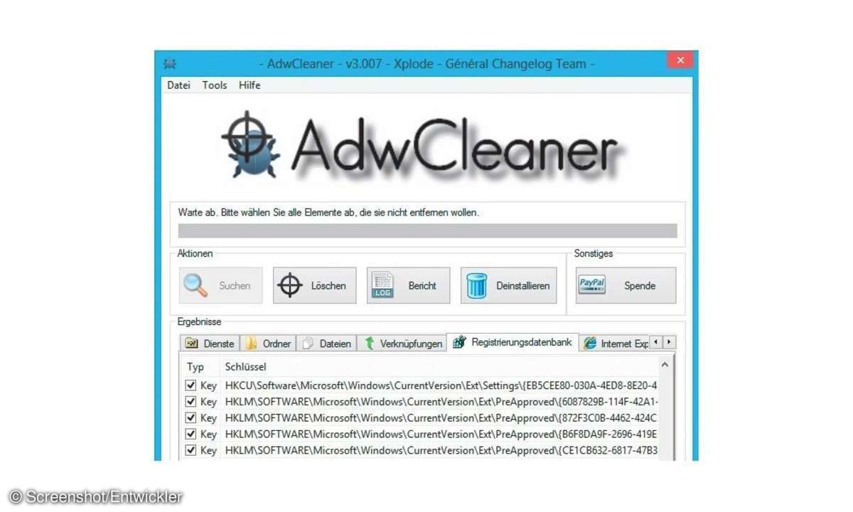 PC,Browser,Adware,Spyware,AdwCleaner