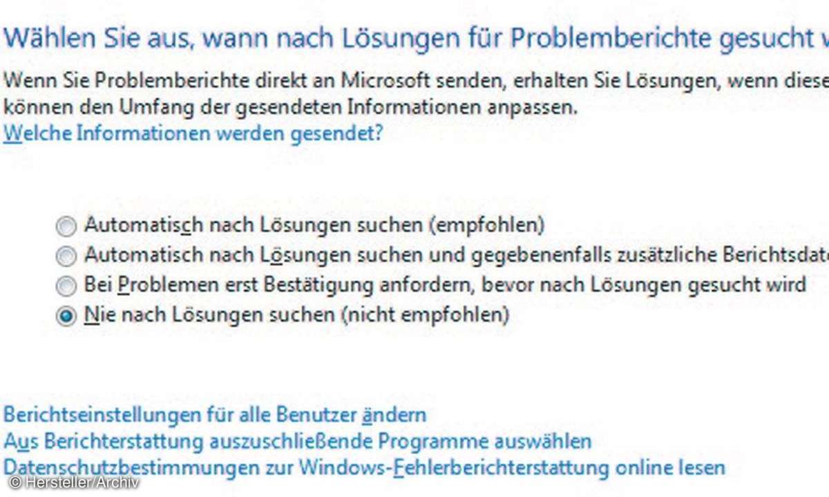 Microsoft, Problembericht