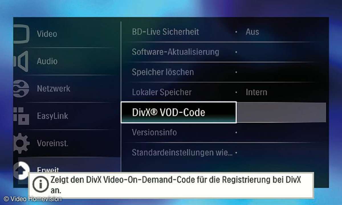 Player registrieren