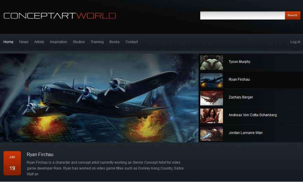 conceptartworld.com - Entwürfe für Film und Spiele