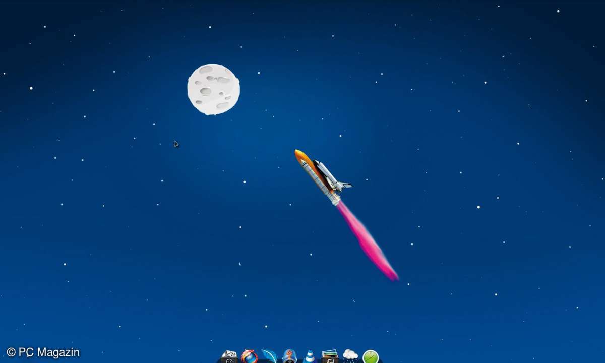 rakete, mond,