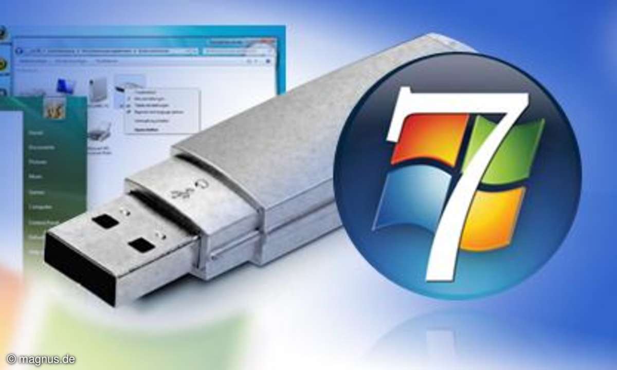 So geht's: Windows 7 vom USB-Stick