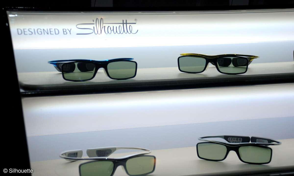 3d-Shutterbrille der Optik-Marke Silhouette