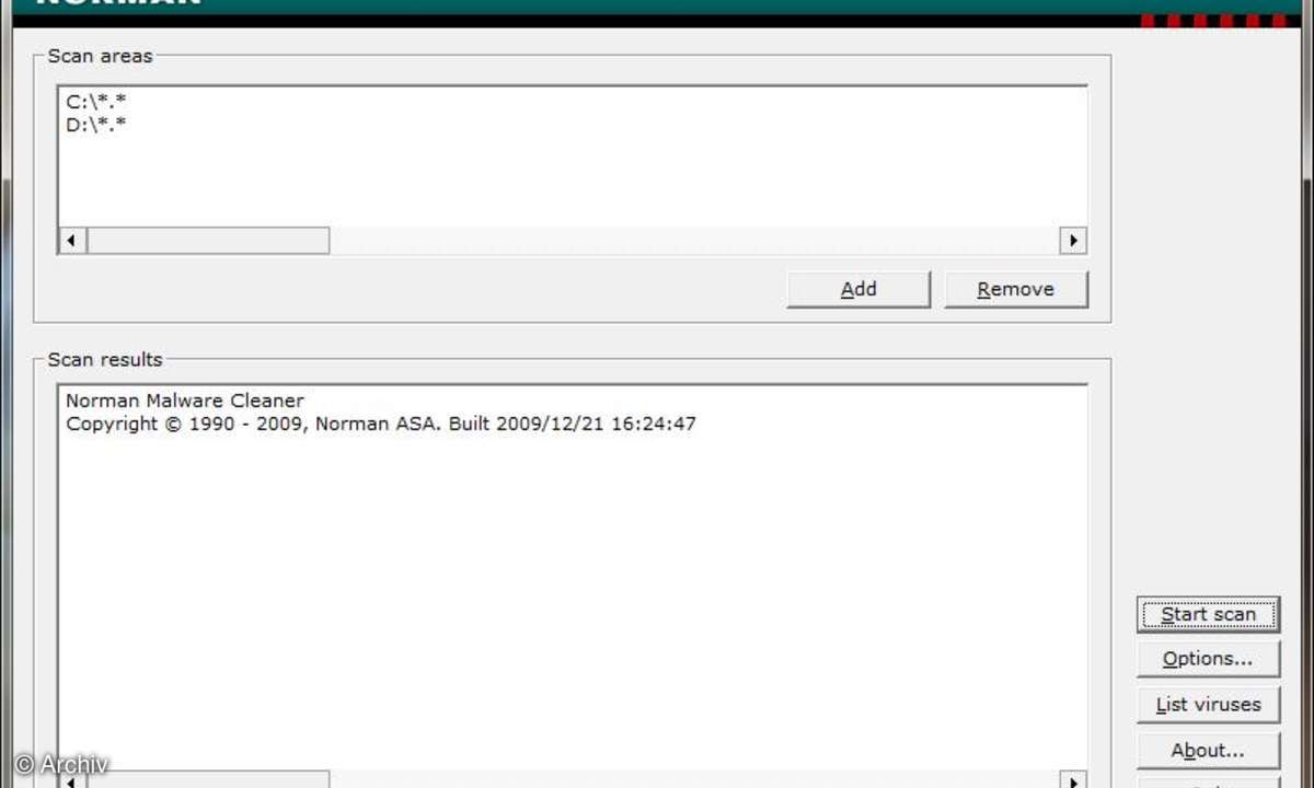 Norman Malware Cleaner