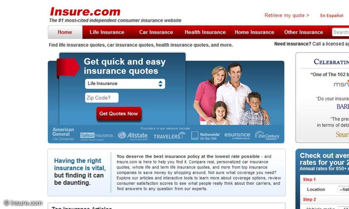 screenshot insure.com