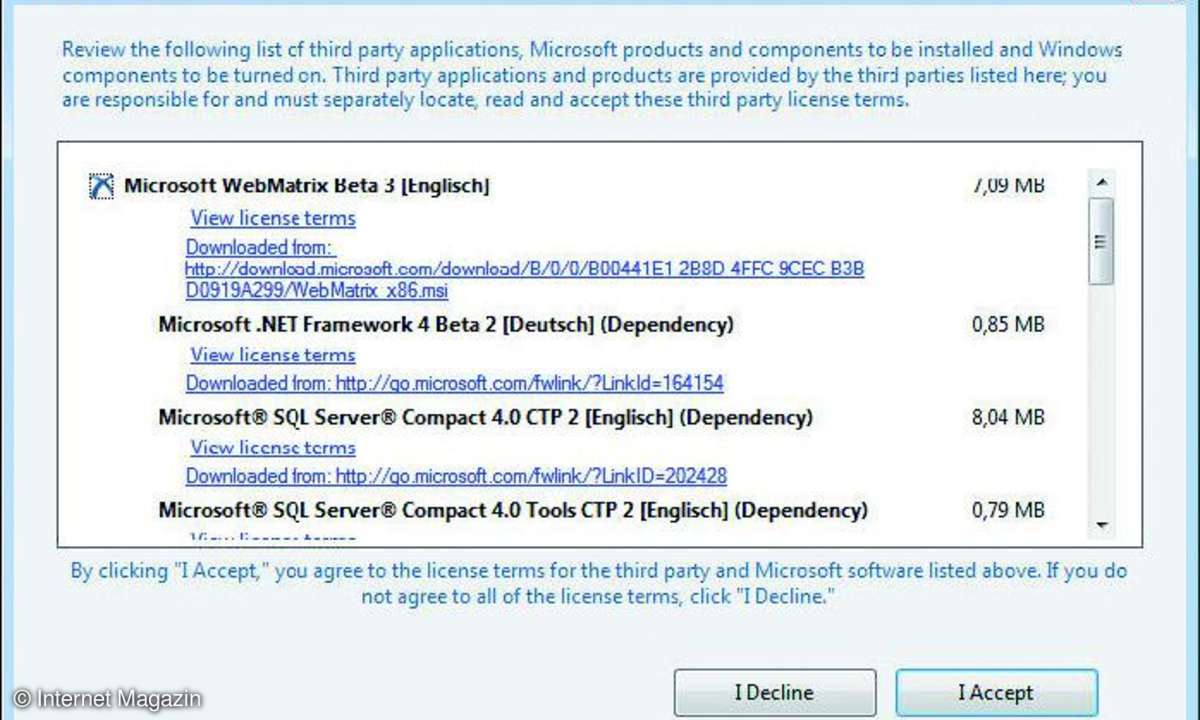 internet, webdesign, microsoft, webmatrix beta 3, editor, php, html, css, javascript, sql server