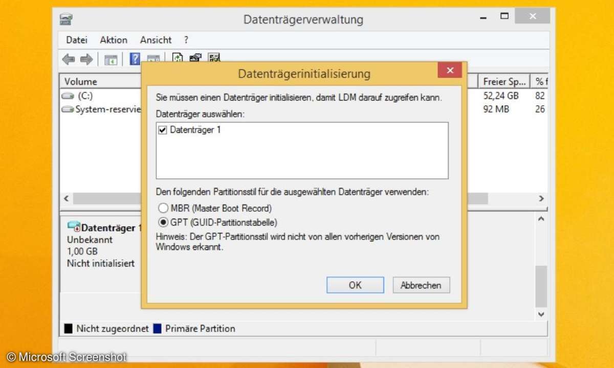 Screenshot Windows Bitlocker