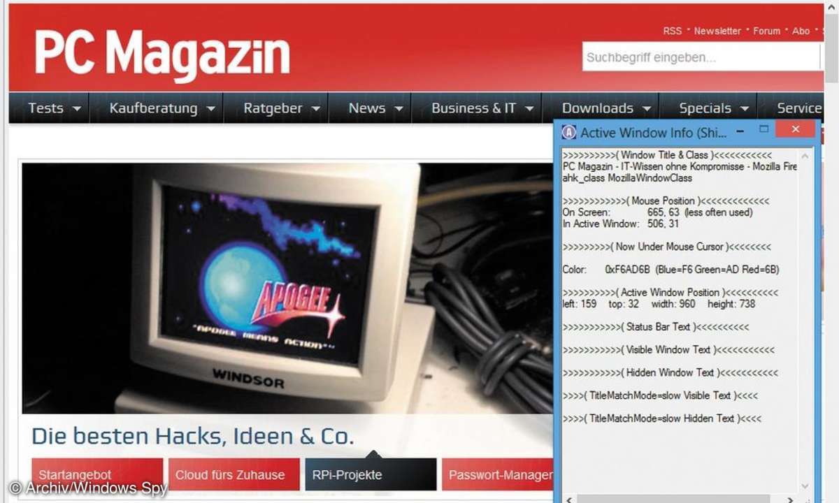 PC Magazin, Windows Spy