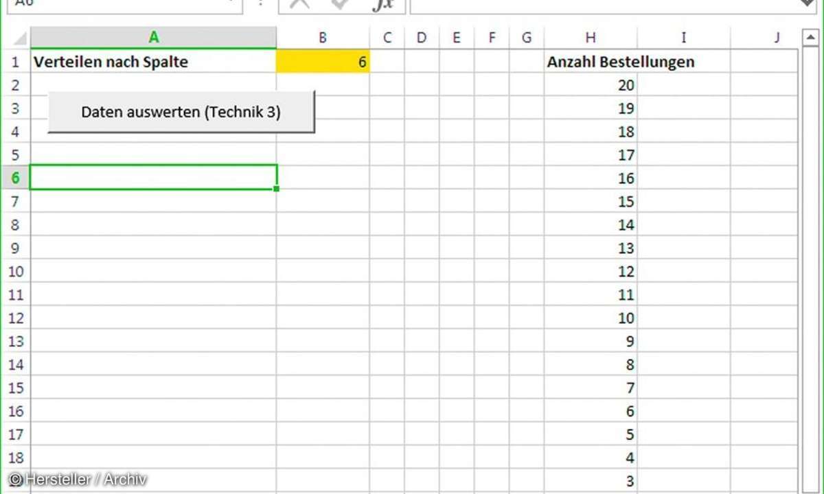 Excel Kundentabelle