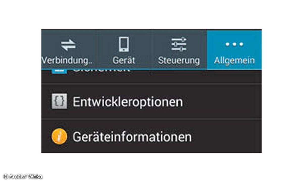 Android Voreinstellungen anpassen