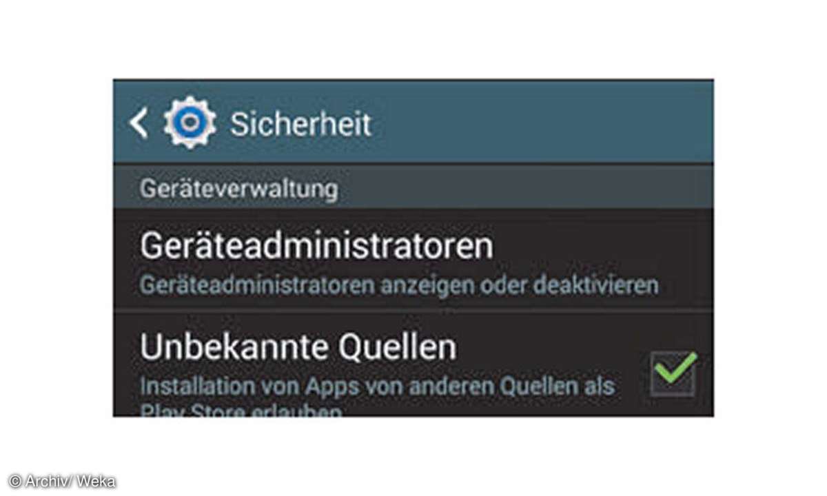 Android Voreinstellungen anpassen