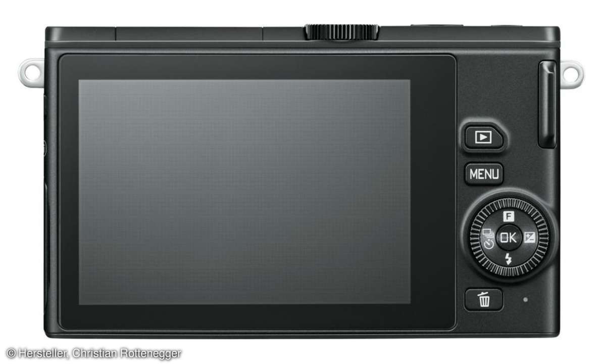 Nikon 1 J4: Rückansicht