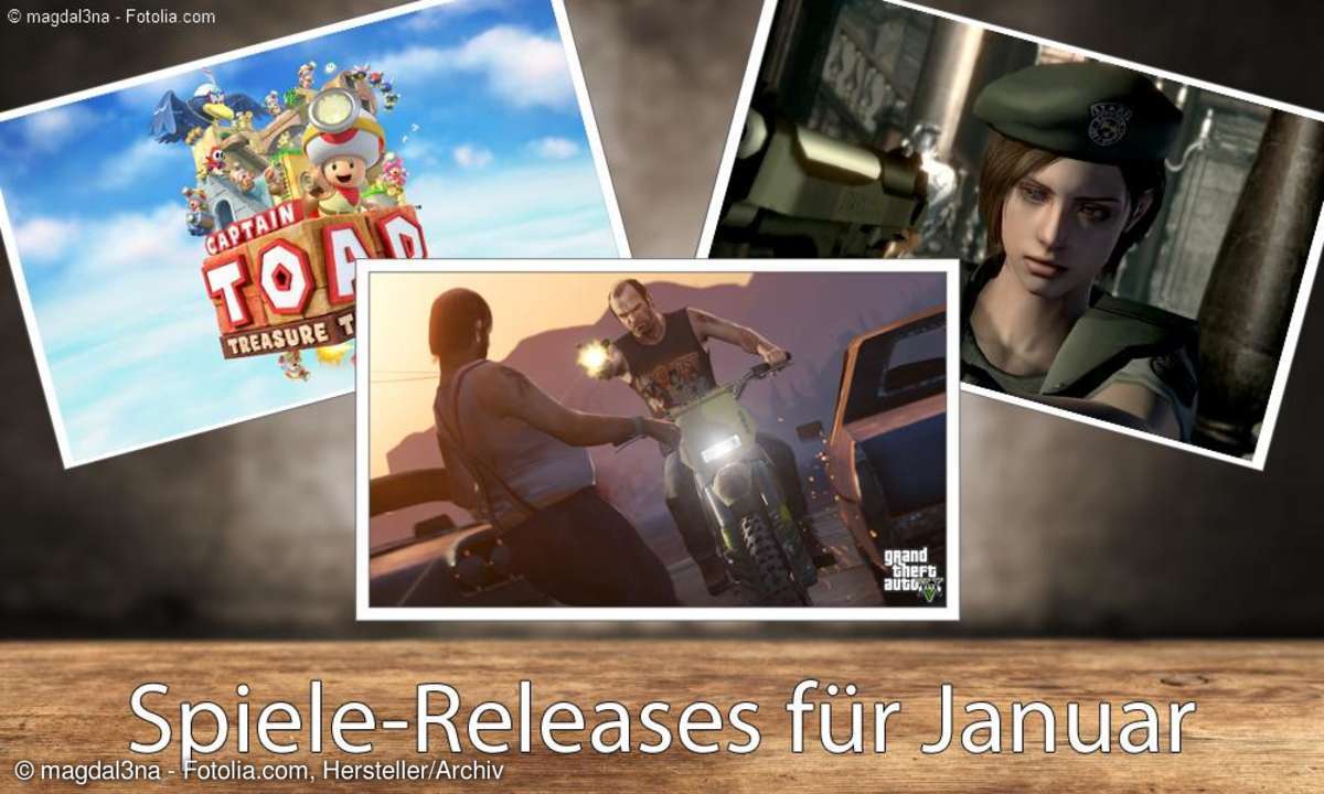 Wir zeigen Ihnen alle wichtigen Spiele-Releases im Januar.