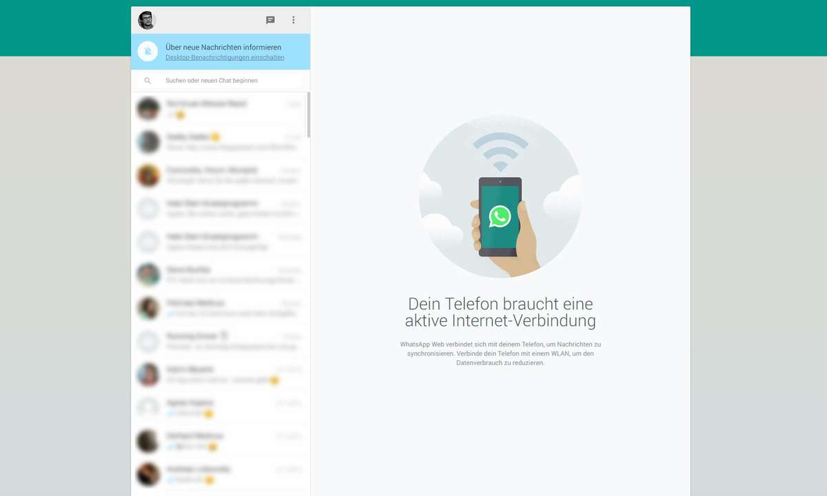 WhatsApp Web Client - Screenshot