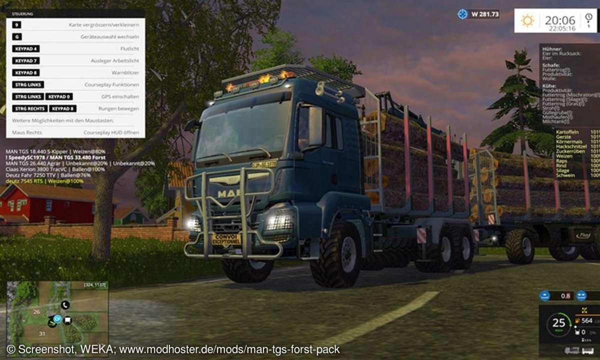 MAN TGS Forst Set Screenshot