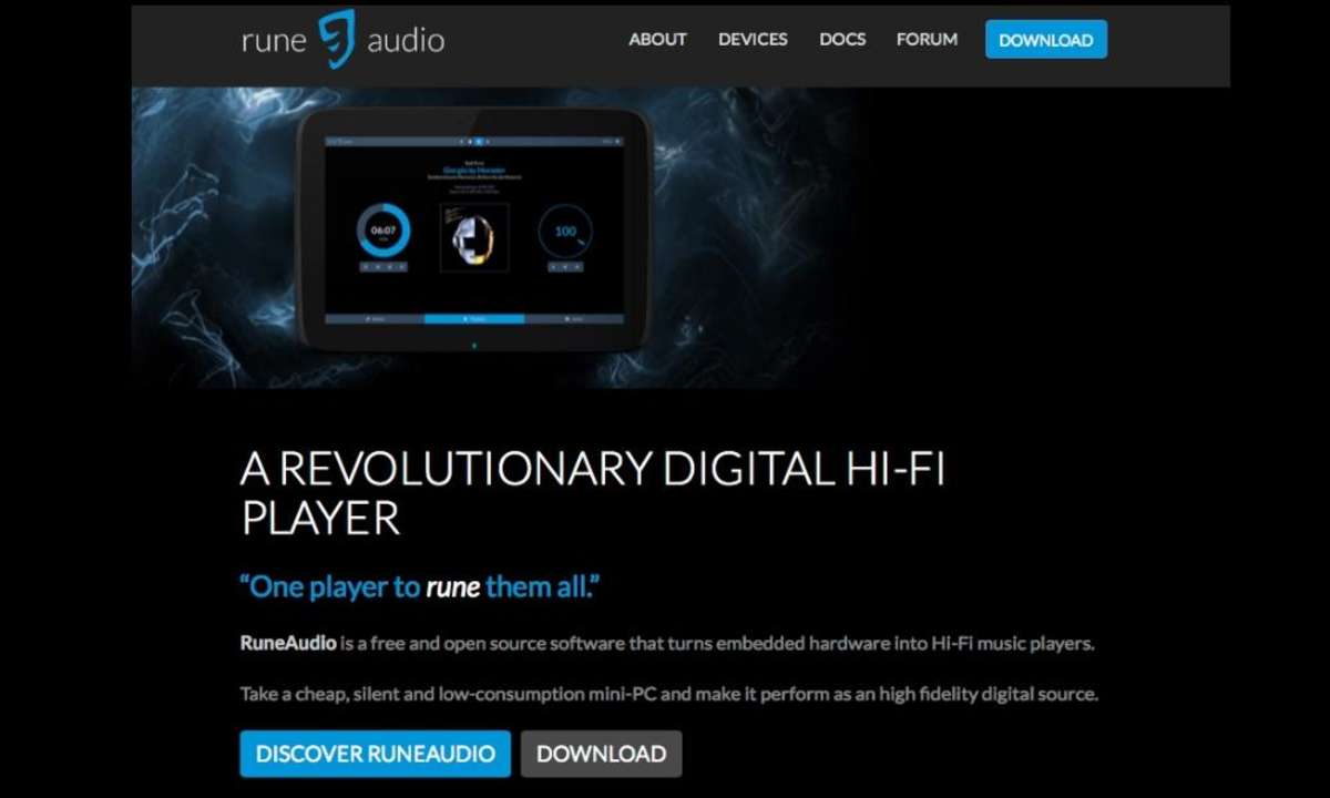 RuneAudio-Screenshot