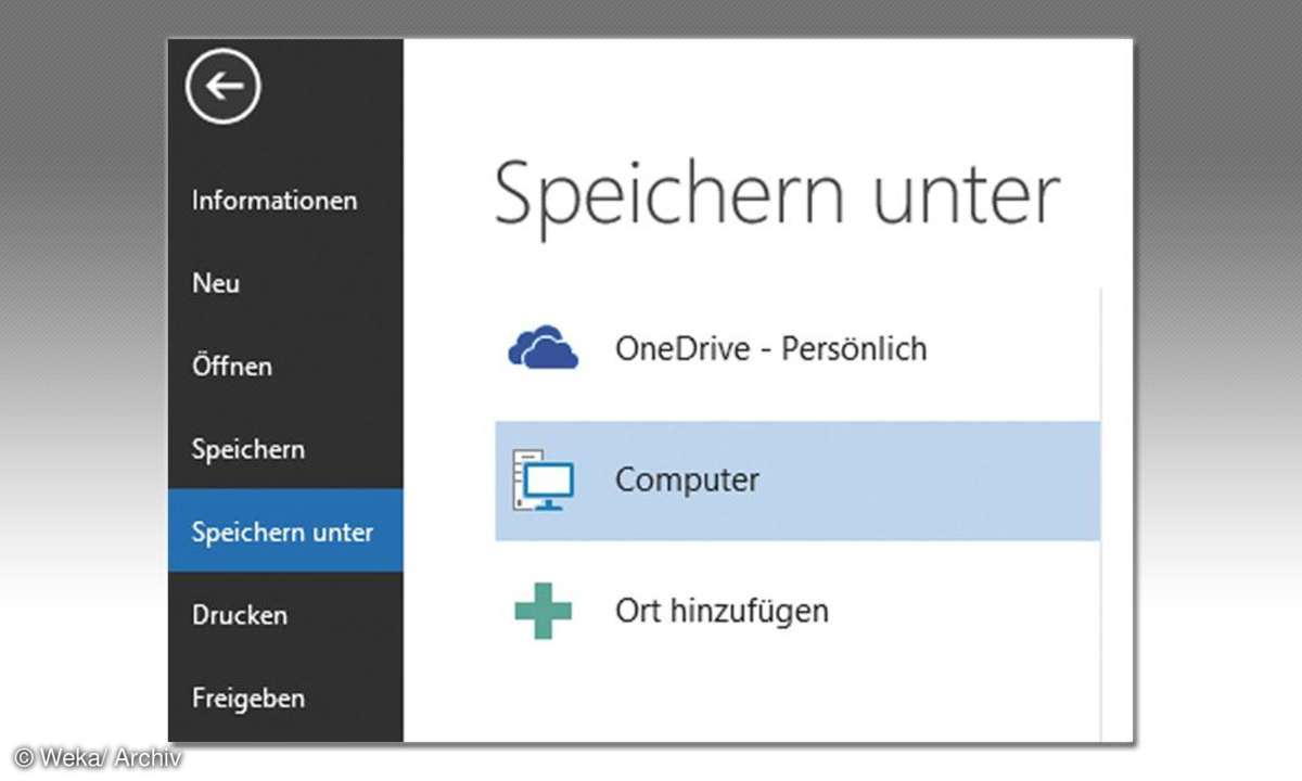 PDF speichern